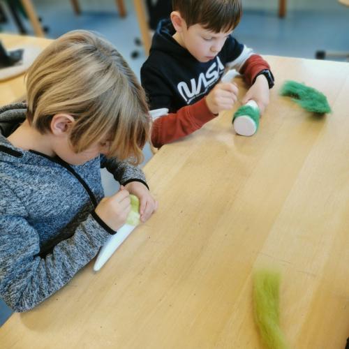 Tannenbäume filzen