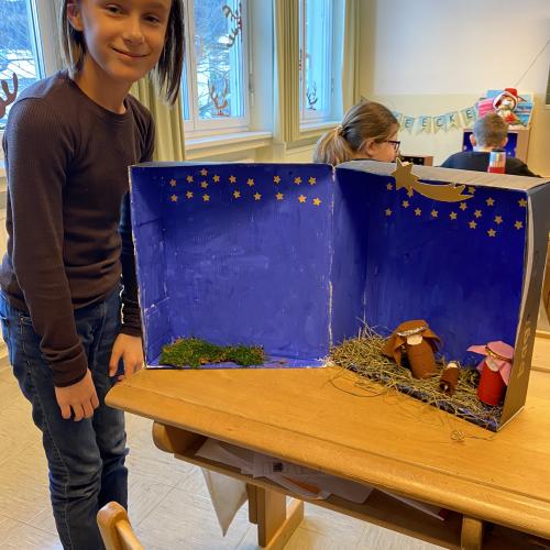Krippe im Schuhkarton 4b